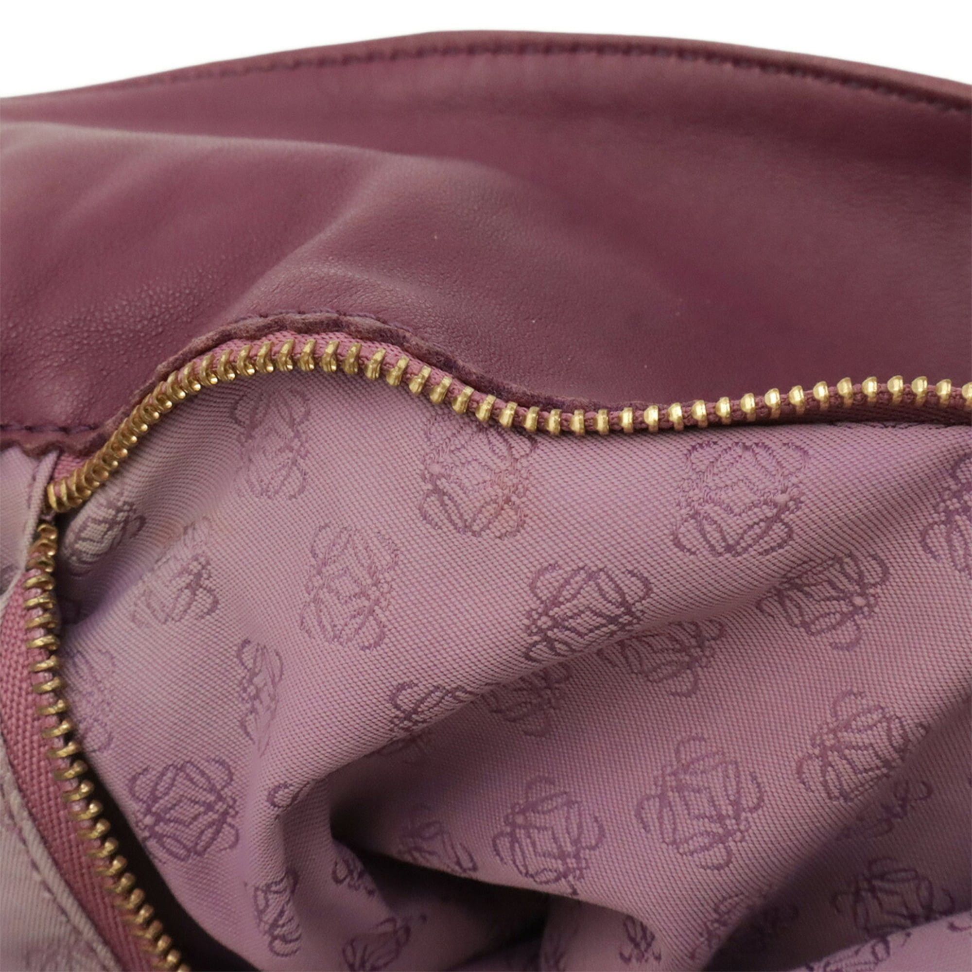 Loewe LOEWE Flamenco Shoulder Bag, Pouch Style, Tassel, Nappa Leather, Purple Size ONE SIZE - 9 Thumbnail