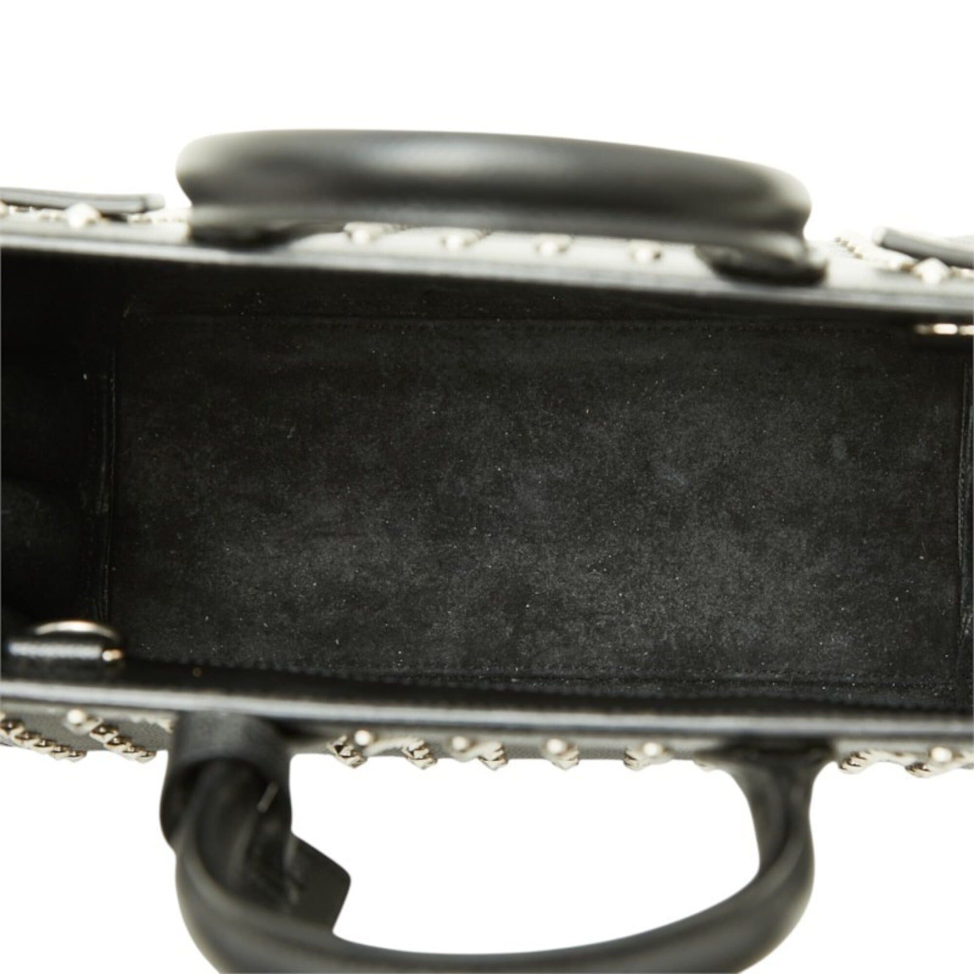 Saint Laurent Paris Saint Laurent Sac de Jour Nano Studded Handbag/Shoulder Bag, 2-Way, Black Leather, Women's. Size ONE SIZE - 8 Thumbnail