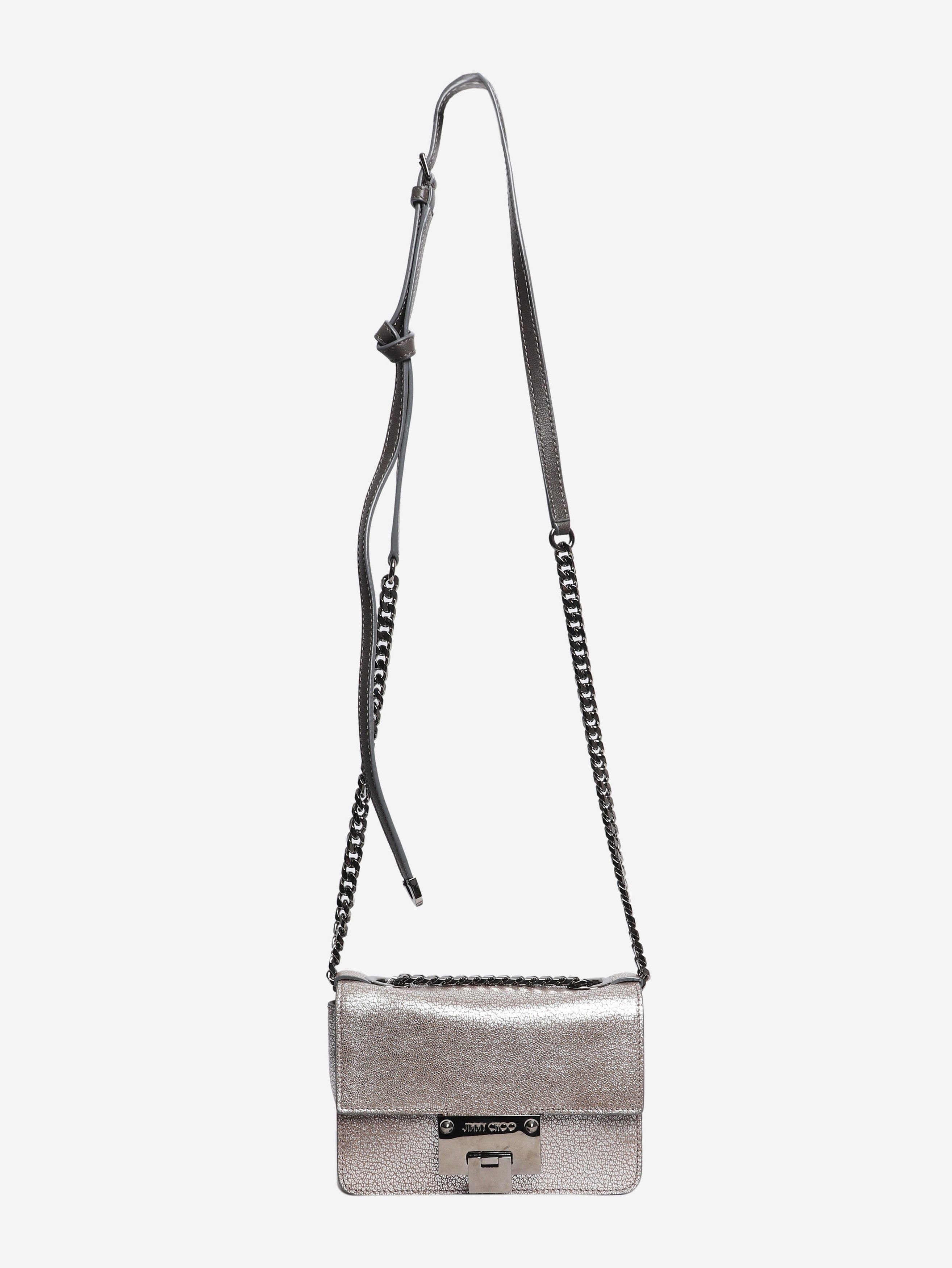 Jimmy Choo Silver Rebel cross-body bag Size ONE SIZE - 2 Thumbnail