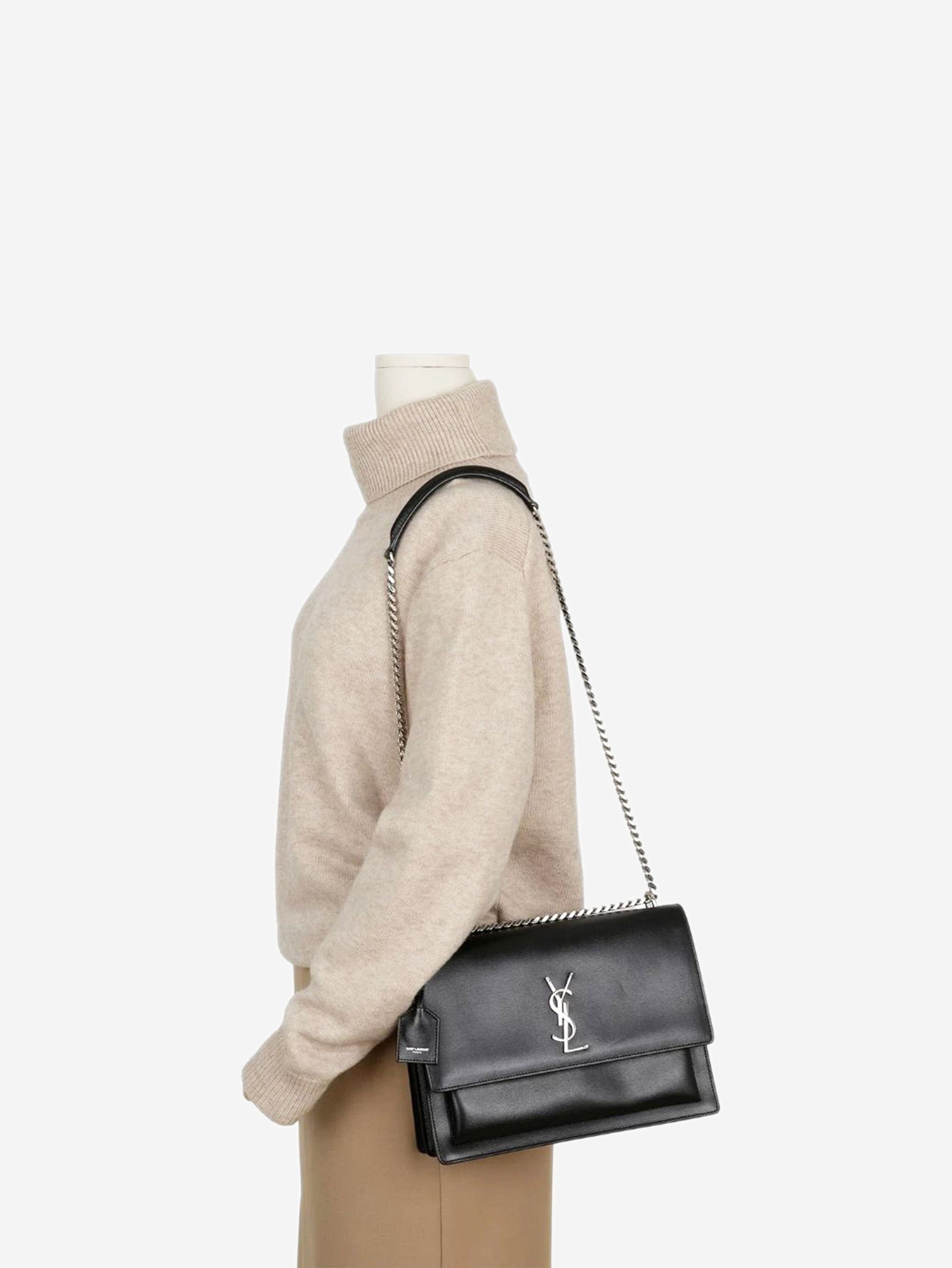 Saint Laurent Paris Black leather Sunset bag Size ONE SIZE - 2 Thumbnail