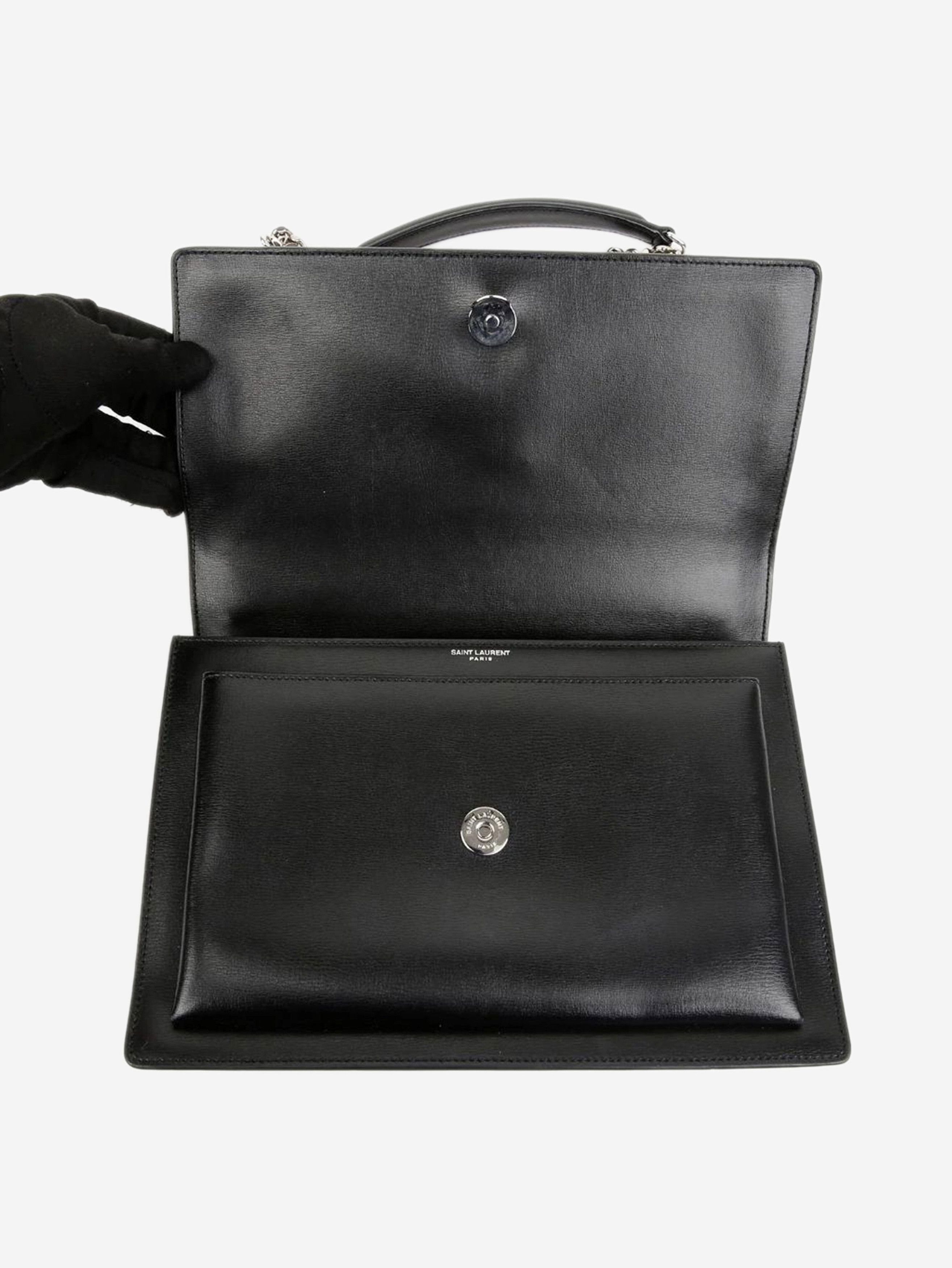 Saint Laurent Paris Black leather Sunset bag Size ONE SIZE - 8 Thumbnail