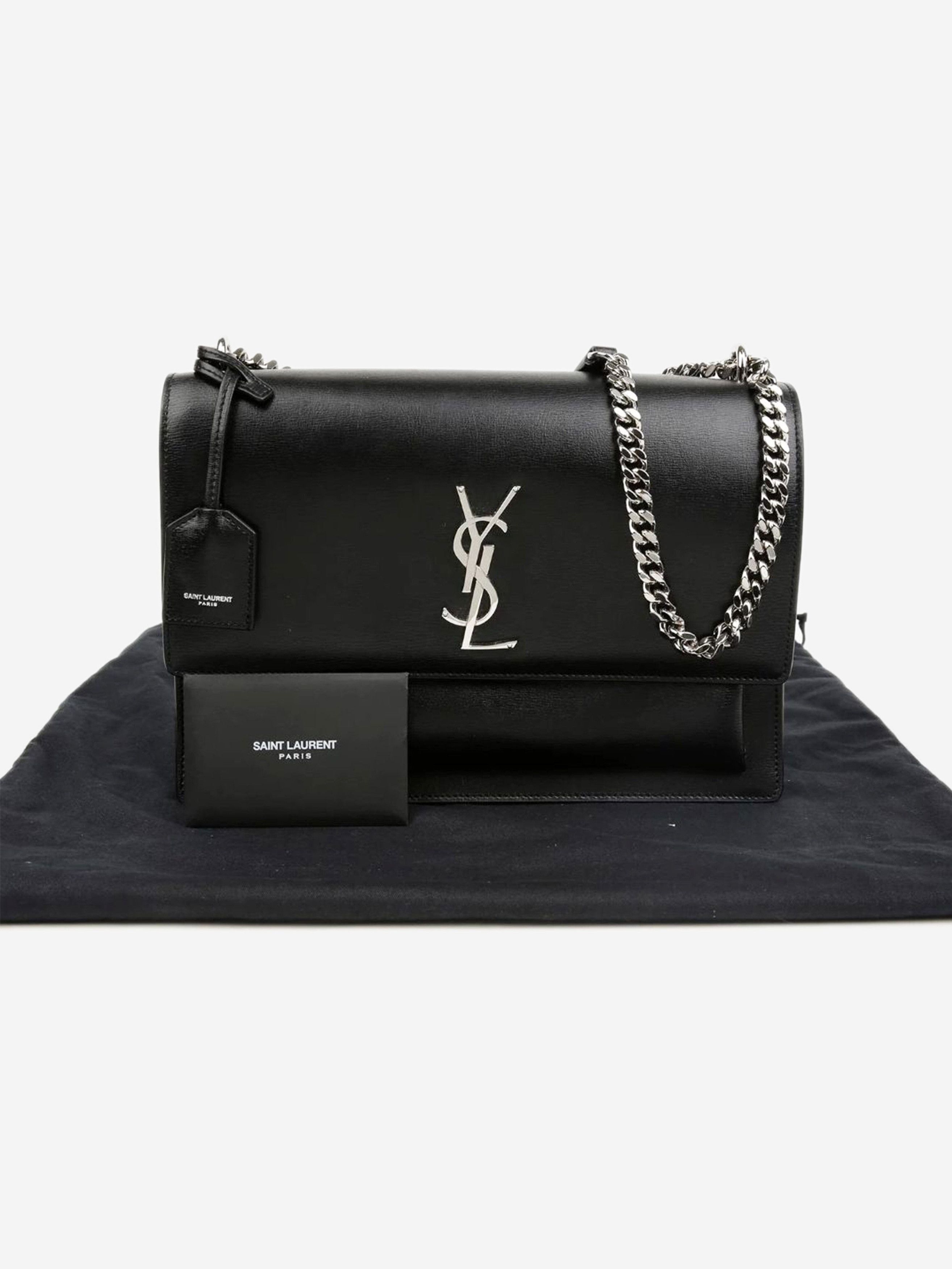 Saint Laurent Paris Black leather Sunset bag Size ONE SIZE - 10 Thumbnail
