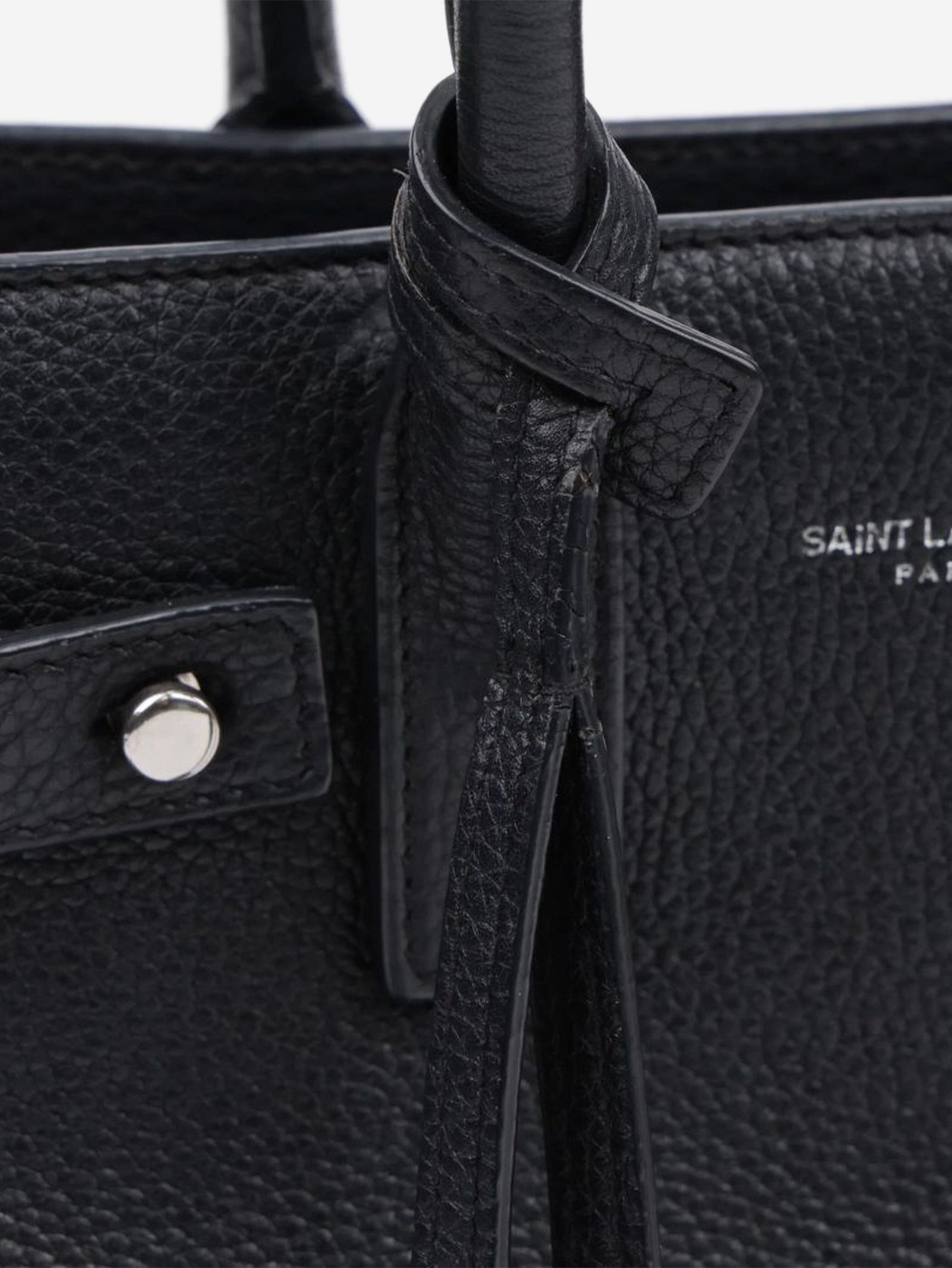 Saint Laurent Paris Black Nano Sac De Jour 2way bag Size ONE SIZE - 9 Thumbnail