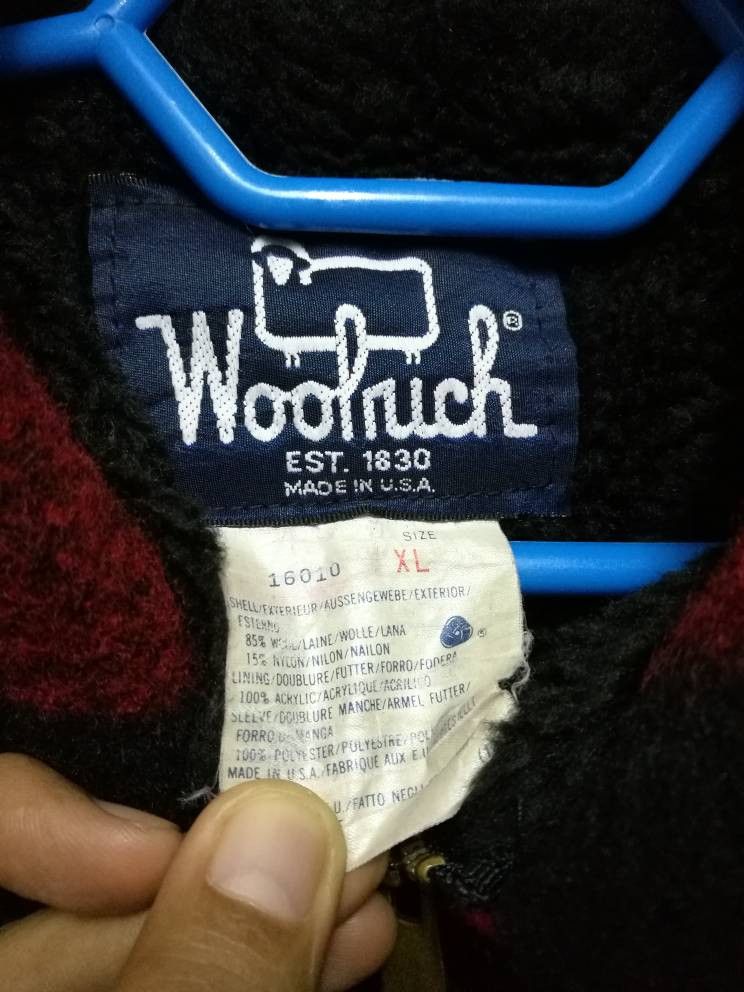 Woolrich Woolen Mills Big Size Zipper Jacket Size US XL / EU 56 / 4 - 7 Thumbnail