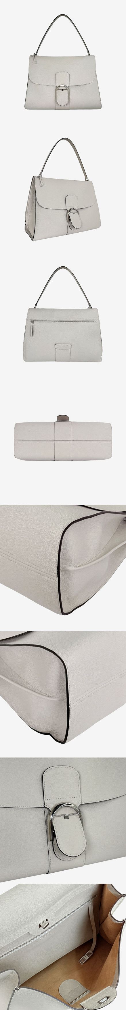 Delvaux Unused Palladium Tempo MM Ivory Calf Grain Size ONE SIZE - 2 Thumbnail