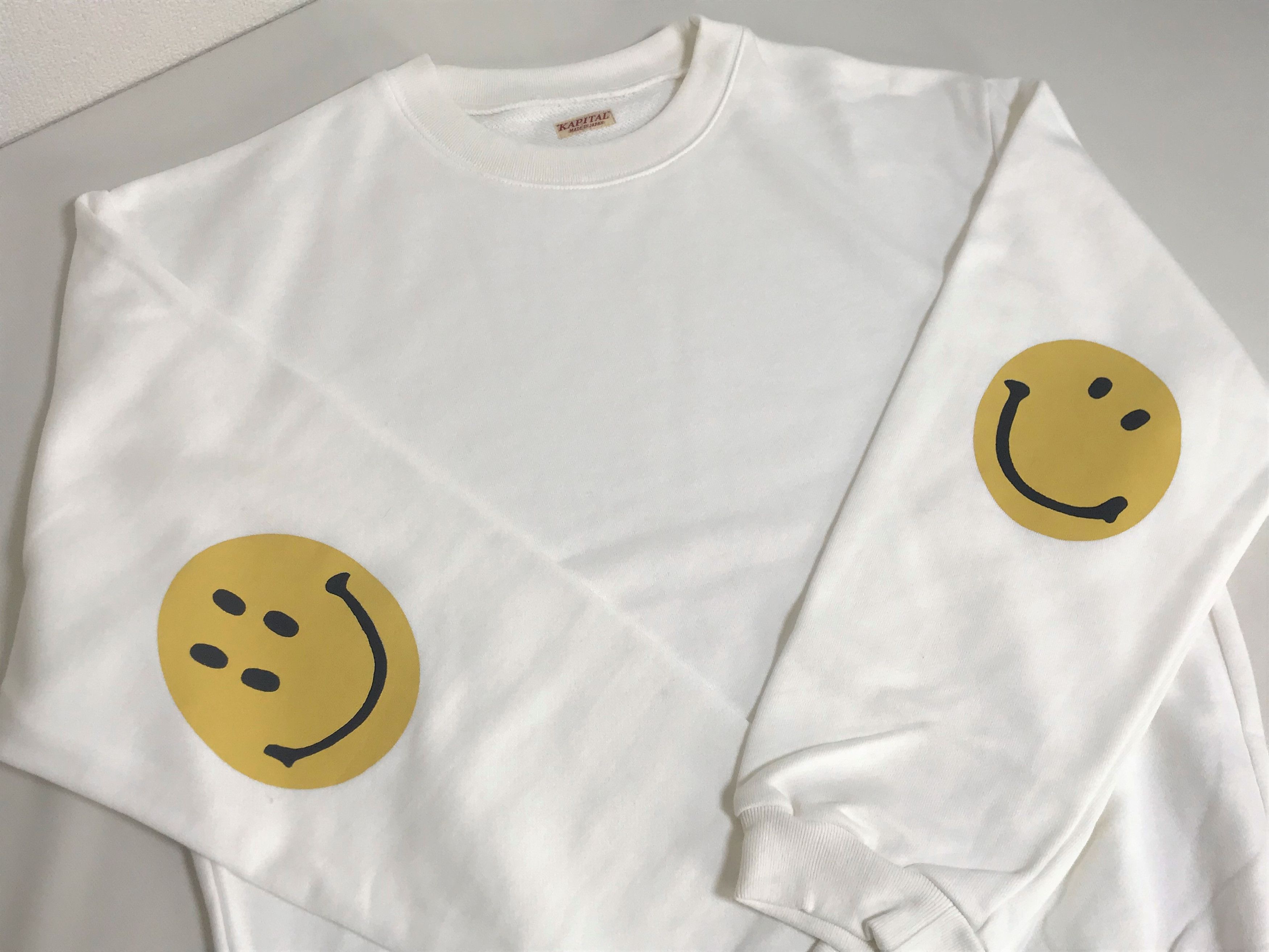 Kapital KAPITAL Smile crewneck sweatshirt made in Japan smiley  