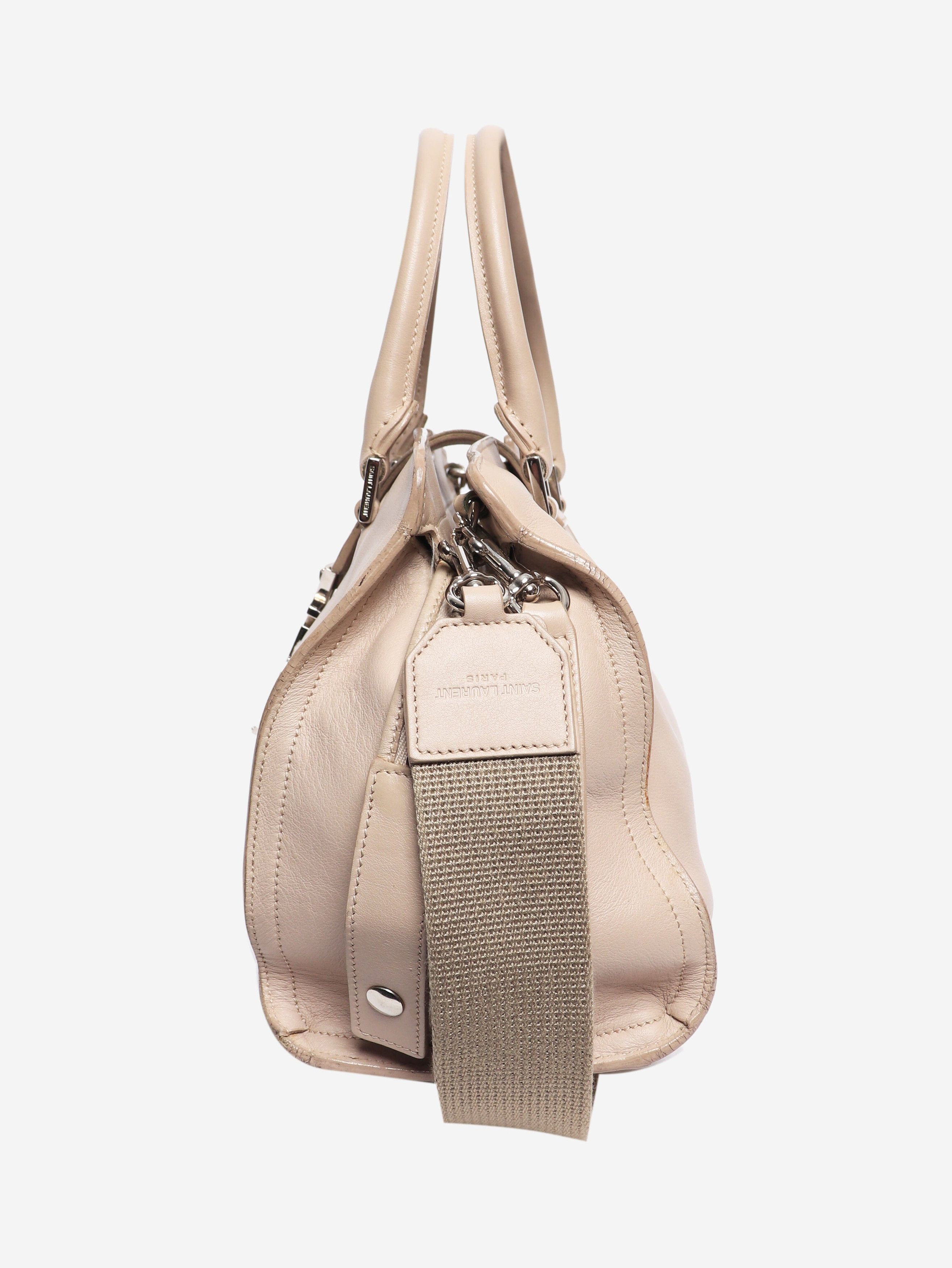 Saint Laurent Paris Neutral Monogram Cabas 2way bag Size ONE SIZE - 2 Thumbnail