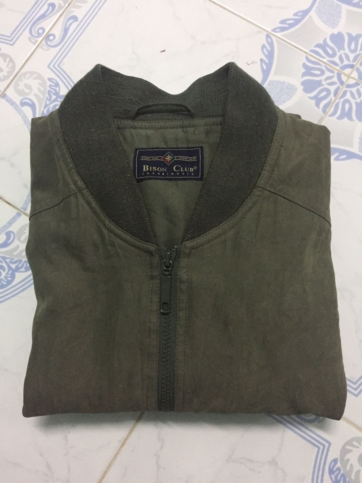 Other Bison Club Bomber Jacket Size US L / EU 52-54 / 3 - 12 Thumbnail
