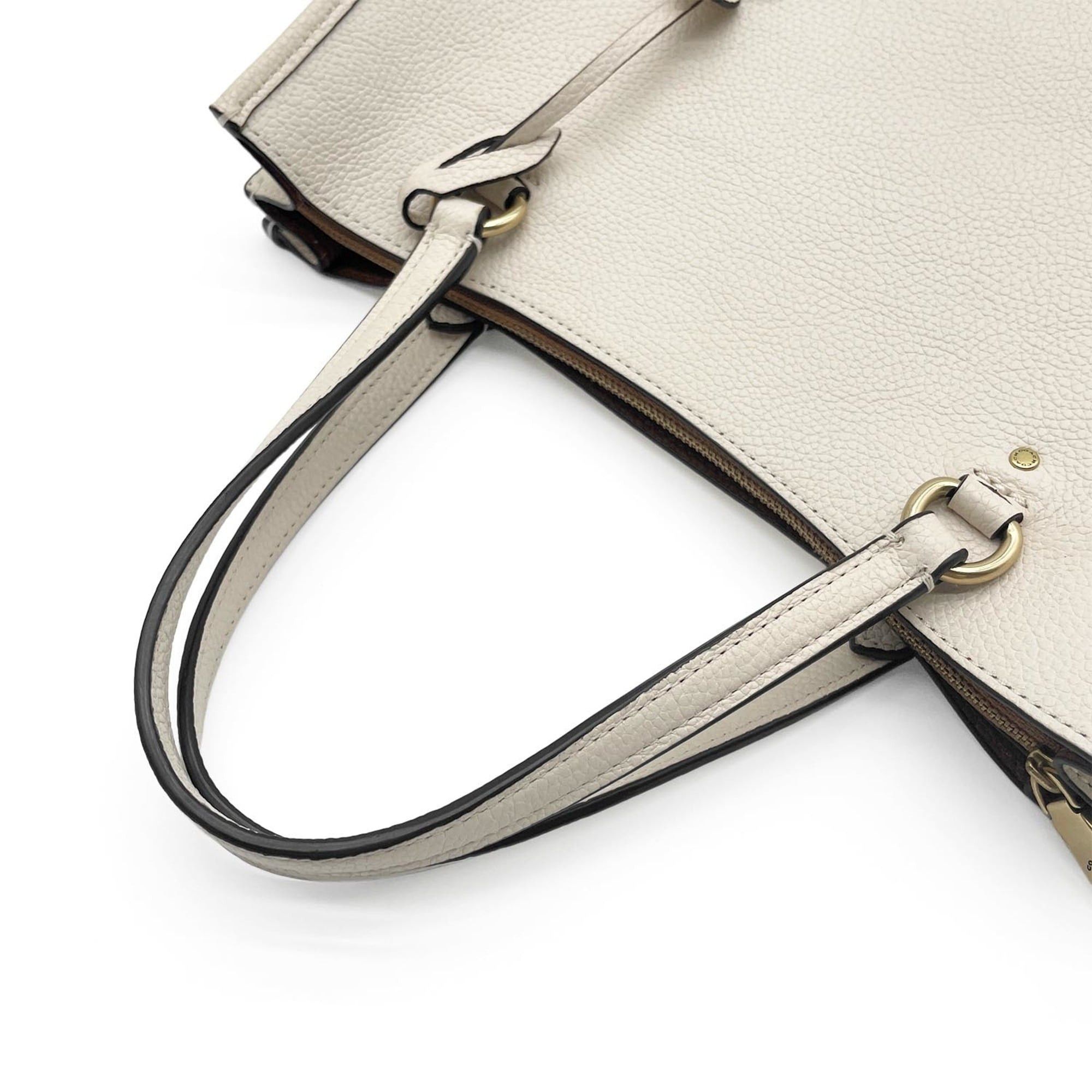Coach COACH Tyler Carryall 28 Shoulder Bag Tote C3460 Leather Beige Women's Size ONE SIZE - 12 Thumbnail