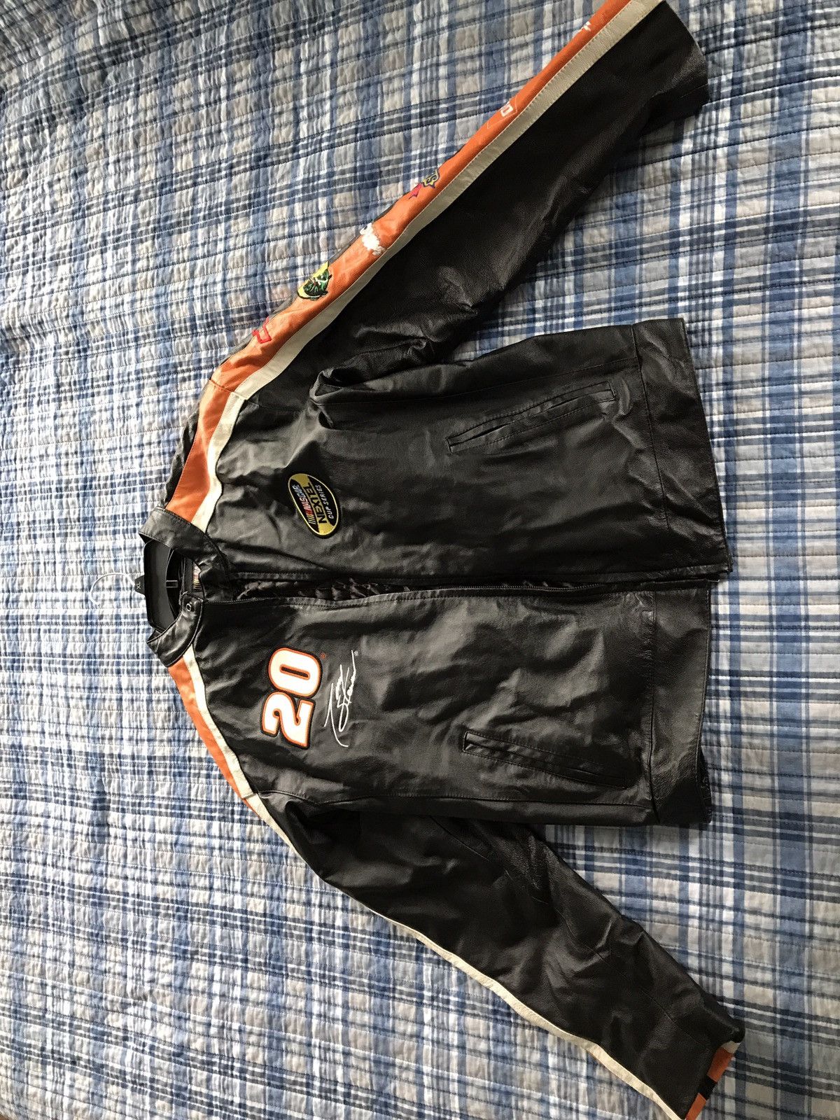 Tony stewart leather hot sale racing jacket