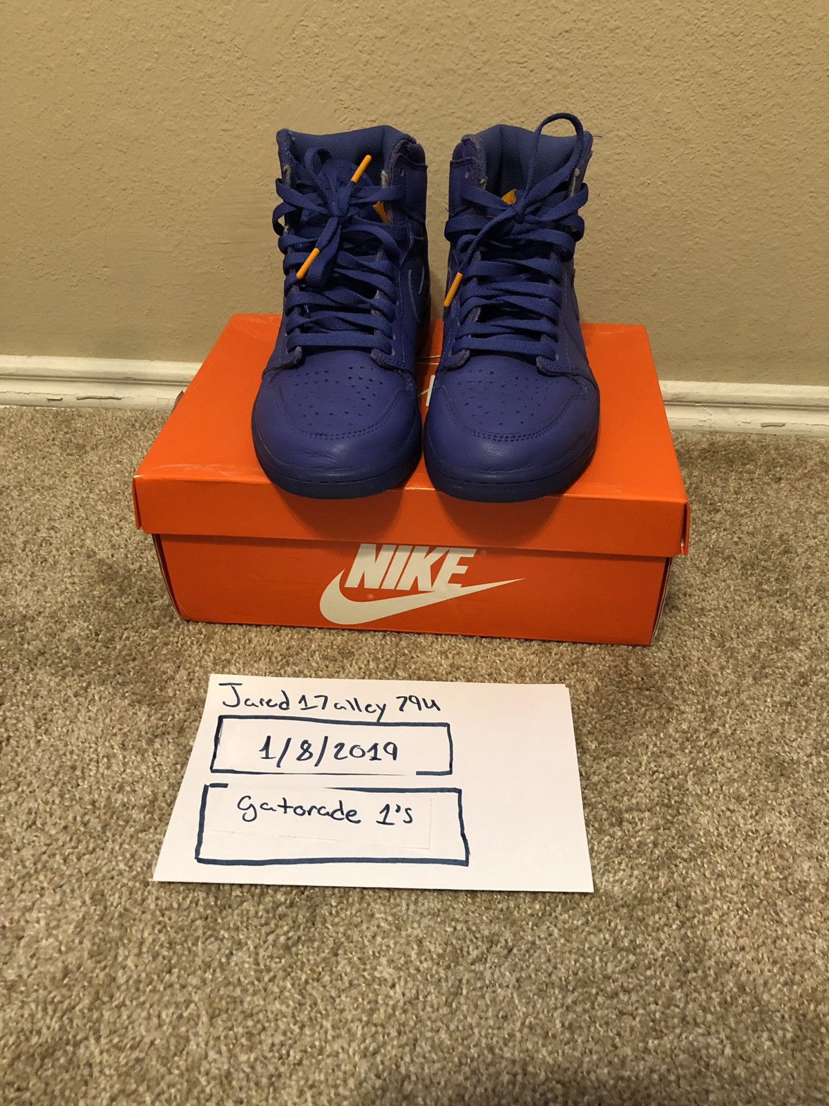 Purple sale gatorade 1s