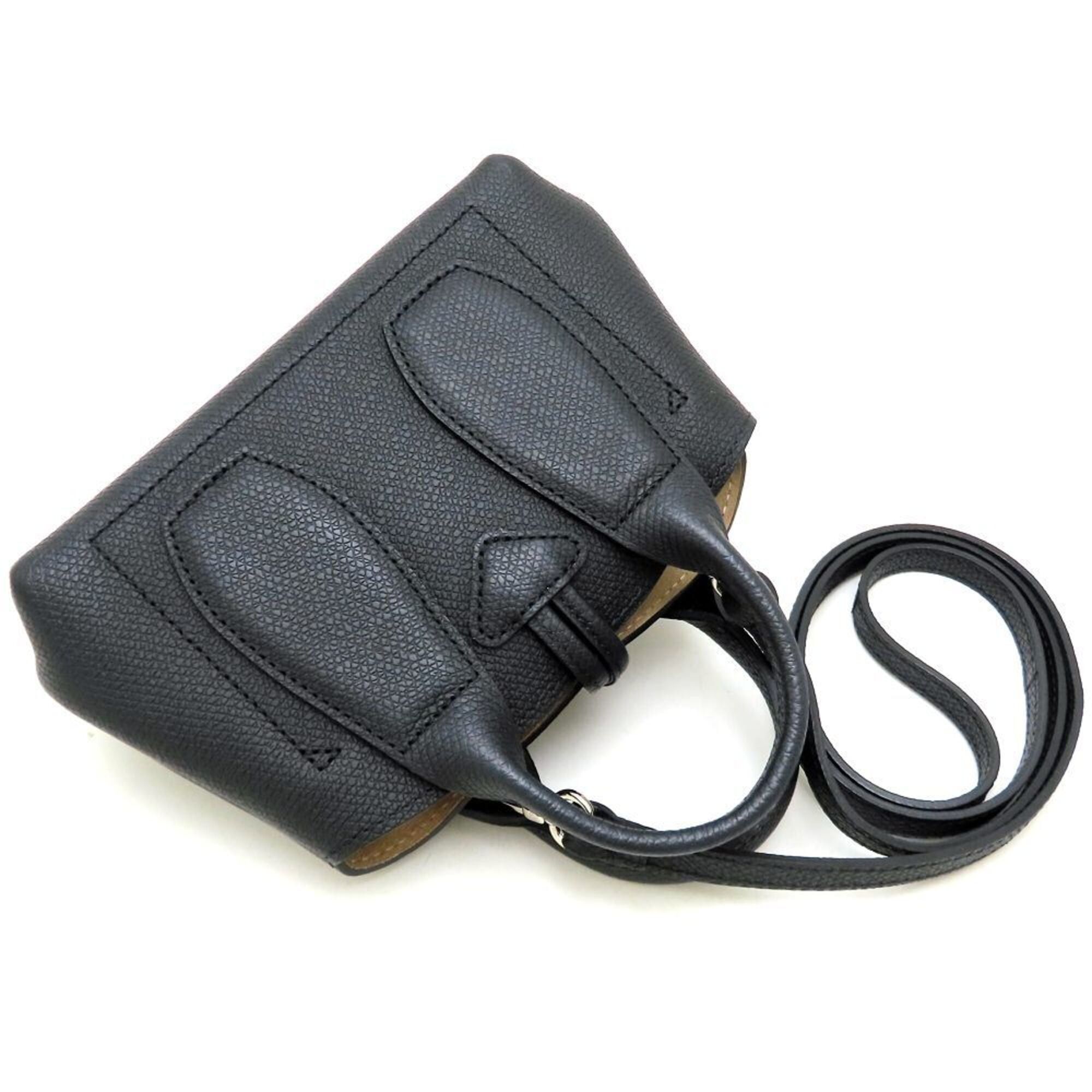 Longchamp Longchamp Roseau XS 2-Way Shoulder Bag 10057HPN001 Leather Black Women's 353463 Size ONE SIZE - 5 Thumbnail