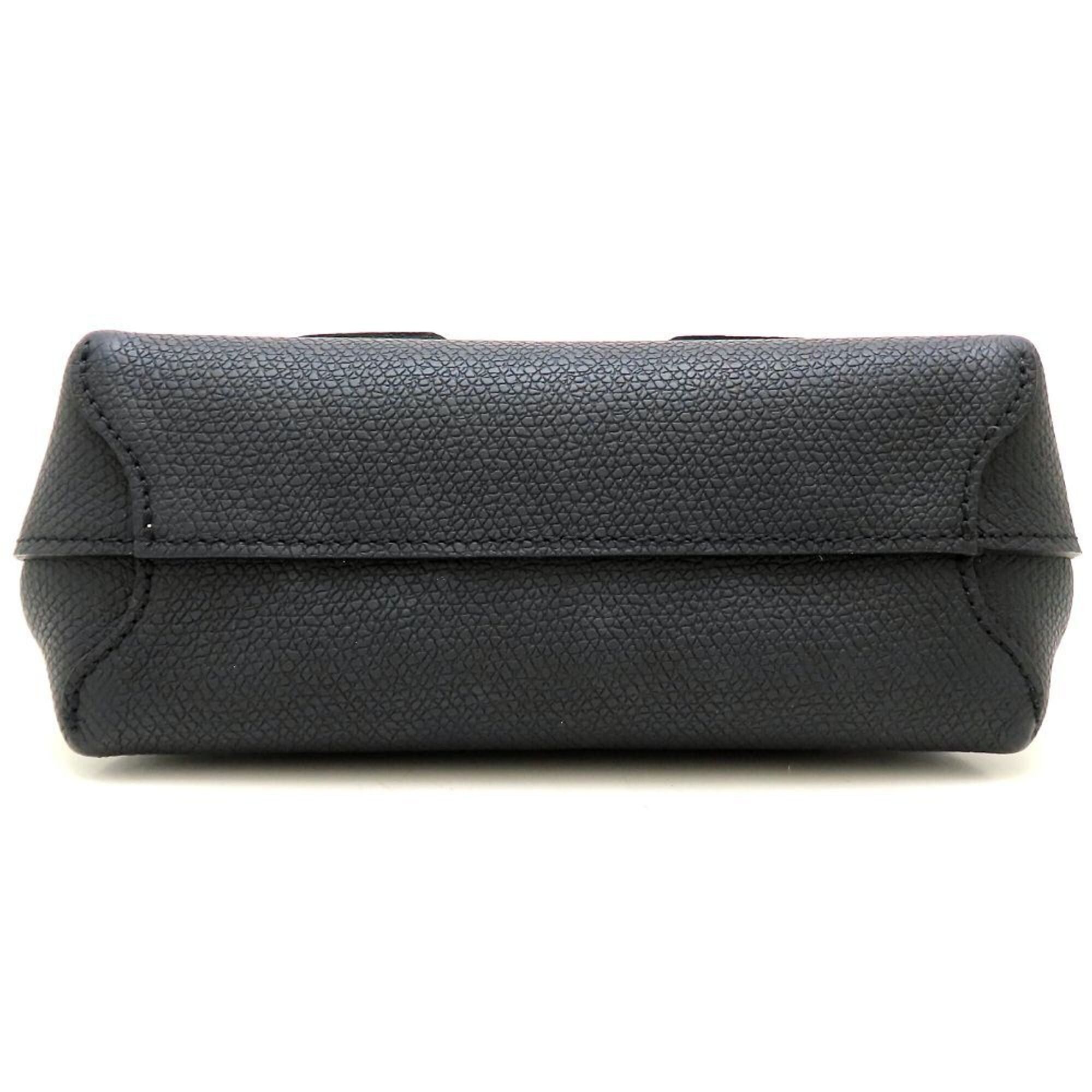 Longchamp Longchamp Roseau XS 2-Way Shoulder Bag 10057HPN001 Leather Black Women's 353463 Size ONE SIZE - 4 Thumbnail