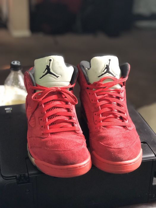 Jordan 5s outlet red