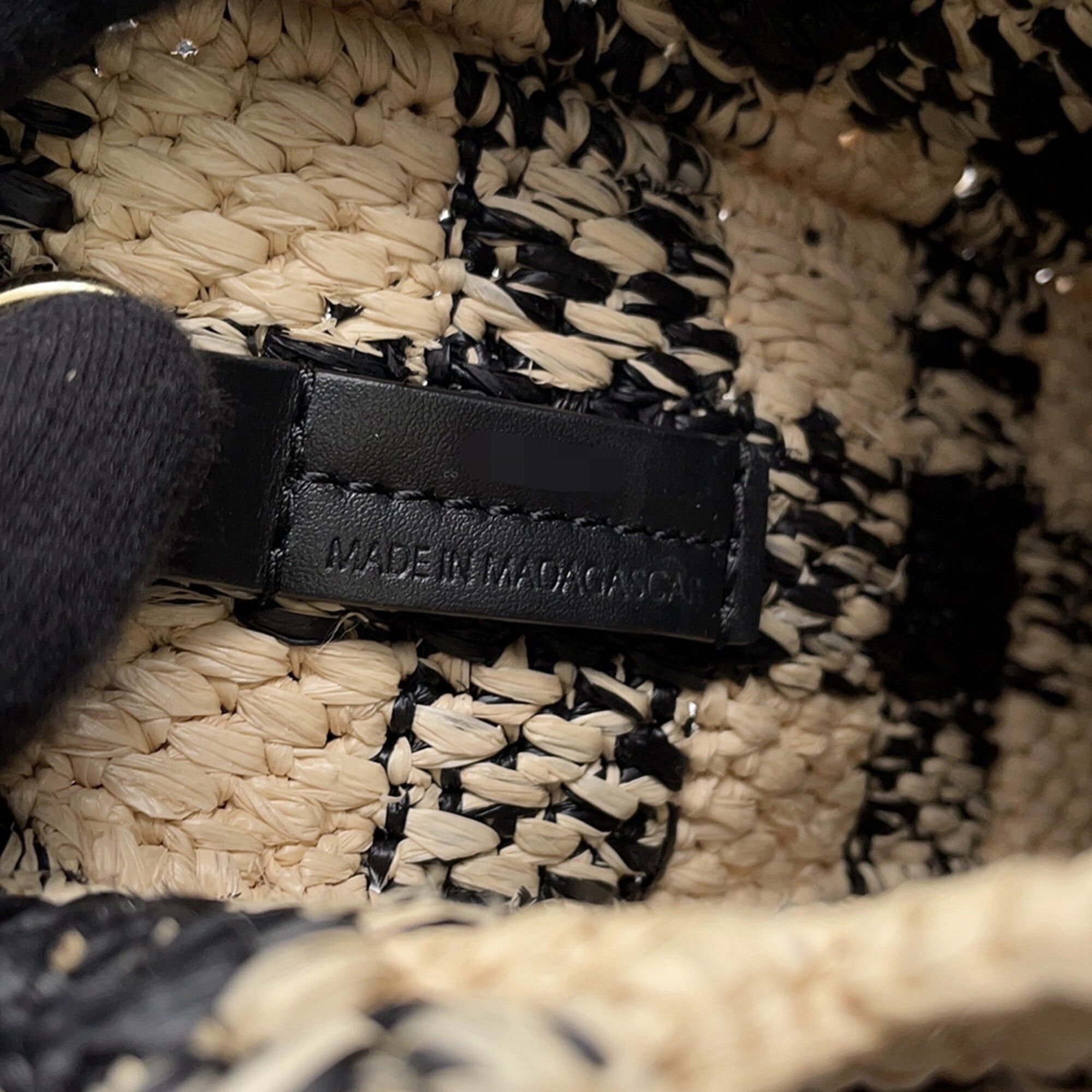 Loewe Loewe Font Tote Mini Raffia Handbag ALF1V46X10 LOEWE 2-way Shoulder Bag Black Women's Size ONE SIZE - 13 Thumbnail