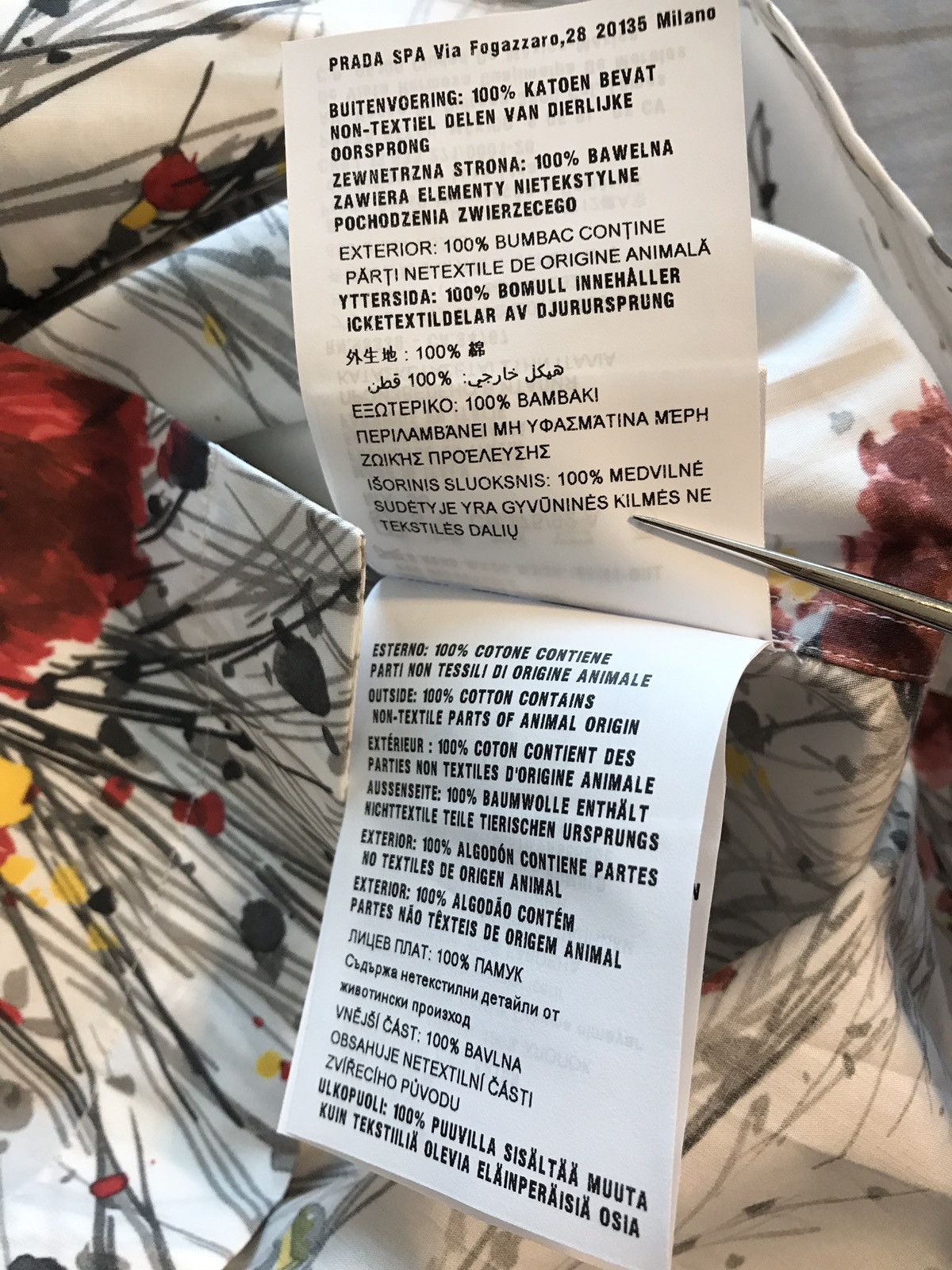 Prada Prada AW17 Bouquet Shirt Size US S / EU 44-46 / 1 - 12 Thumbnail