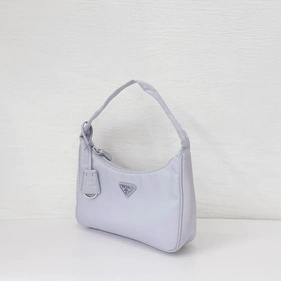 Prada PRADA Re-Edition 2000 mini light purple nylon logo shoulder bag Size ONE SIZE - 3 Thumbnail