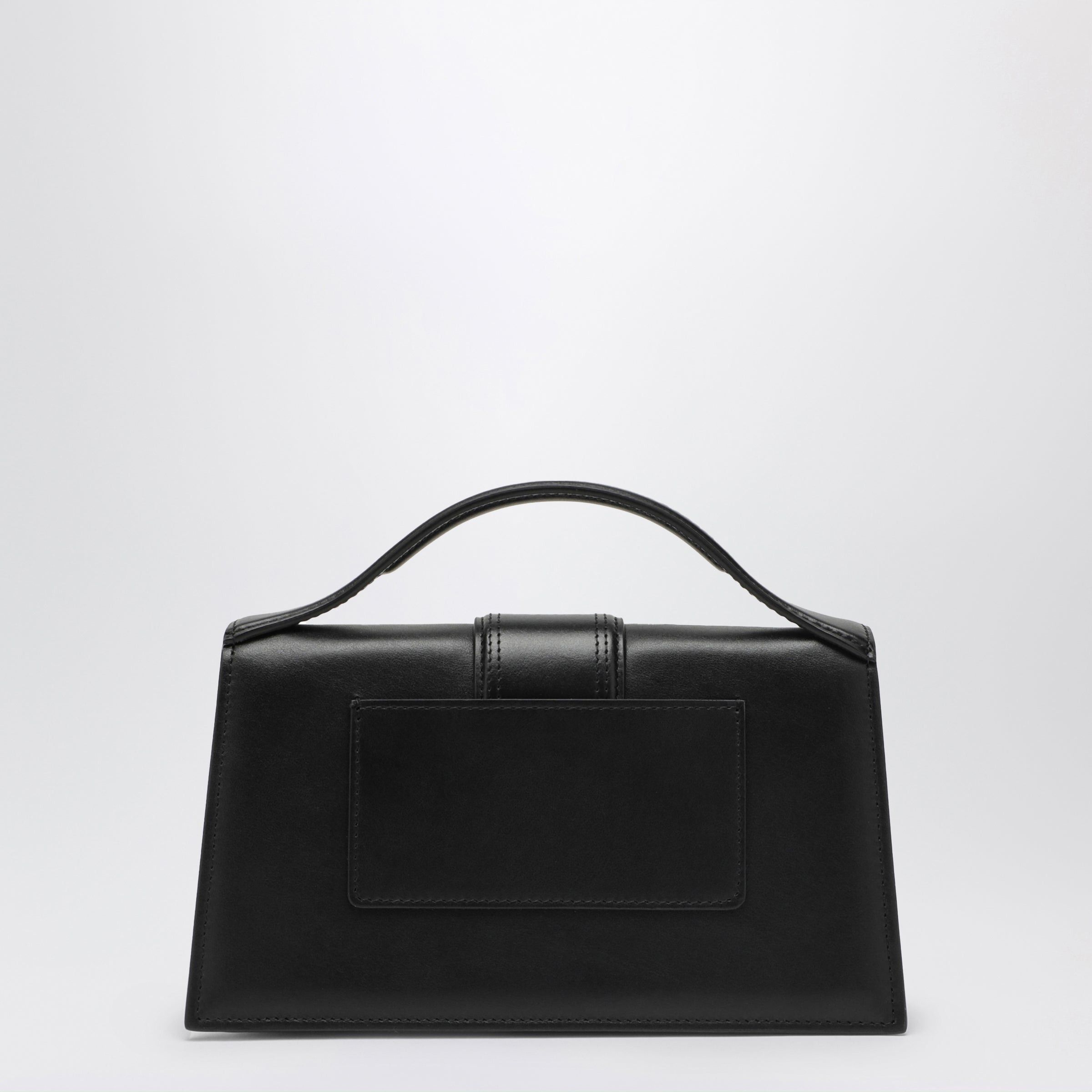 Jacquemus Jacquemus Le Grand Bambino Bag In Black Leather Size ONE SIZE - 2 Thumbnail