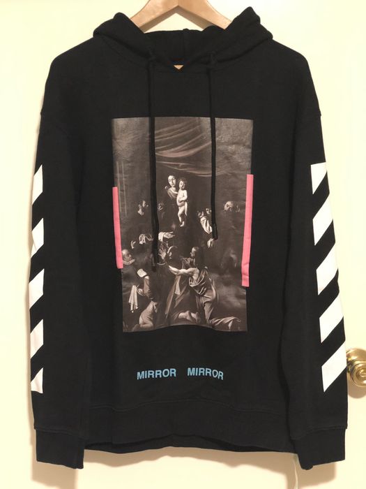 Off white outlet caravaggio hoodie ss17