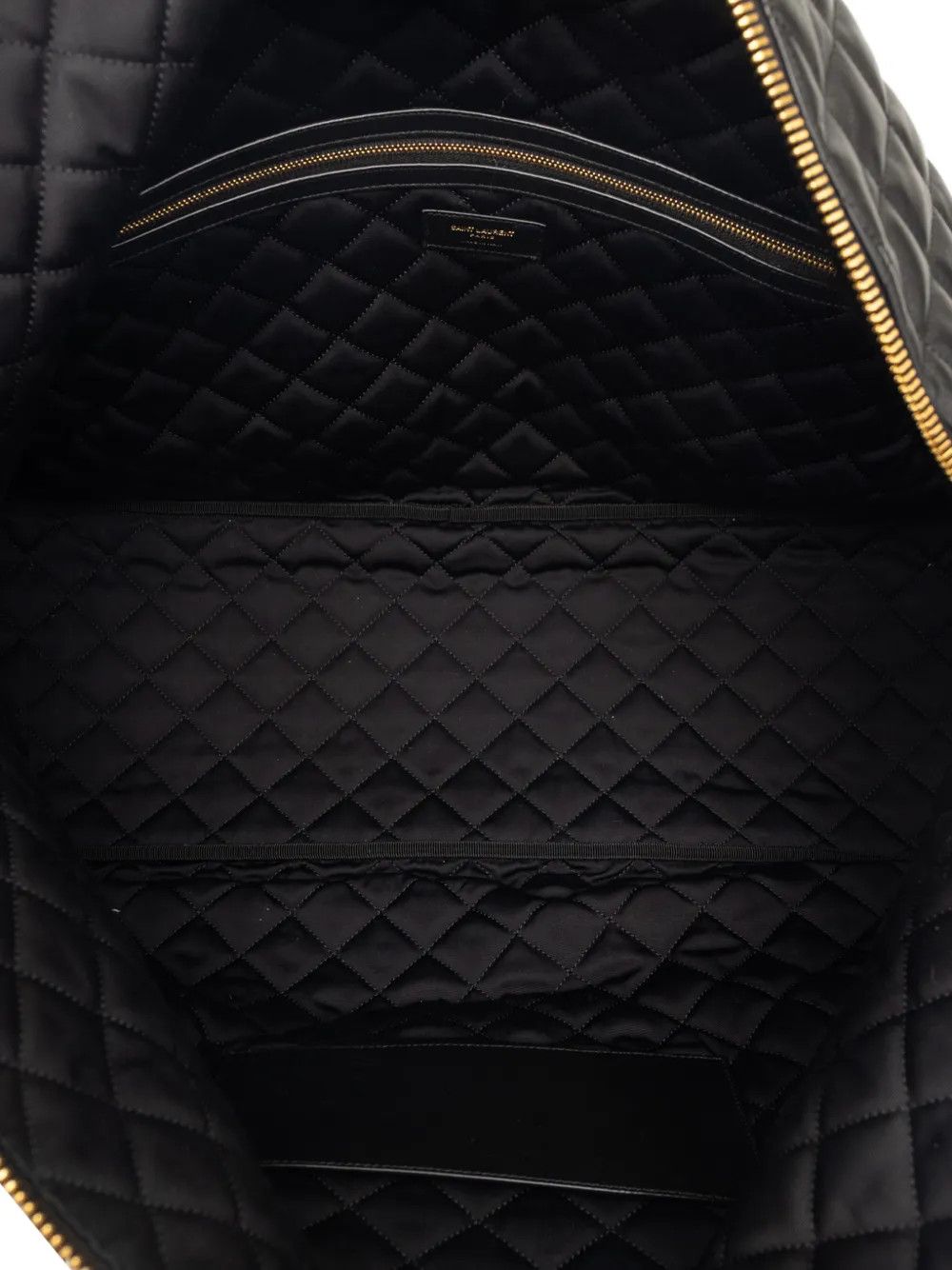 Saint Laurent Paris Quilted Calfskin ES Giant travel bag in black Size ONE SIZE - 3 Thumbnail