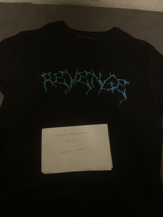 Revenge Blue lightning revenge tee | Grailed