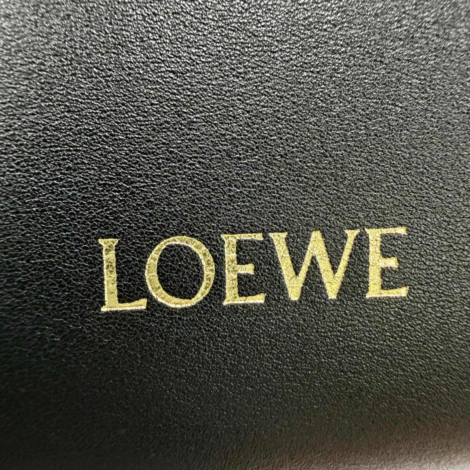 Loewe LOEWE AANBAB2X01 Madrid Bag Small Supple Leather 2-Way Handbag Black Made in Spain Women's with Dust Size ONE SIZE - 11 Thumbnail
