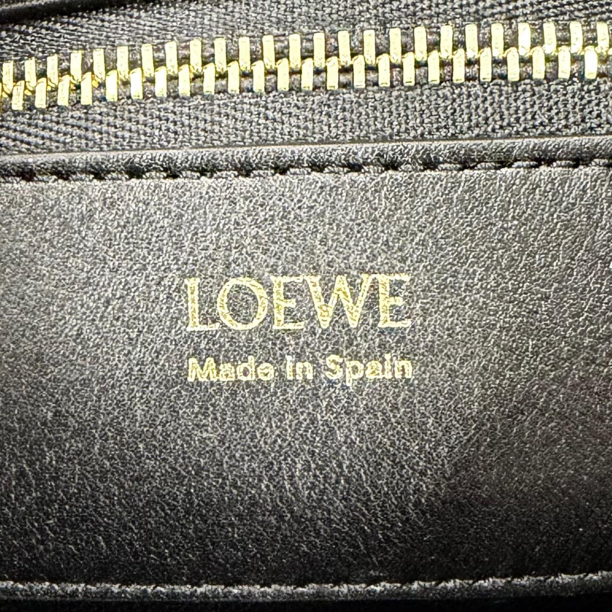 Loewe LOEWE AANBAB2X01 Madrid Bag Small Supple Leather 2-Way Handbag Black Made in Spain Women's with Dust Size ONE SIZE - 12 Thumbnail
