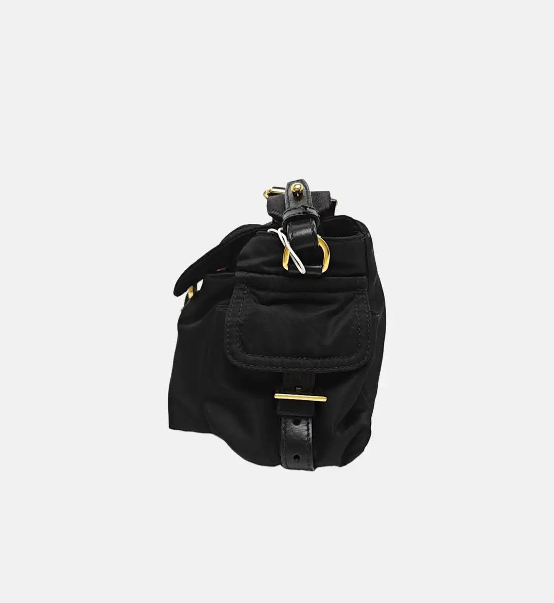 Prada PRADA Explore Medium black nylon logo shoulder bag handbag crossbody bag gold ha Size ONE SIZE - 3 Thumbnail