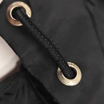 Prada PRADA Re-Nylon Medium black nylon logo backpack silver hardware Size ONE SIZE - 13 Thumbnail