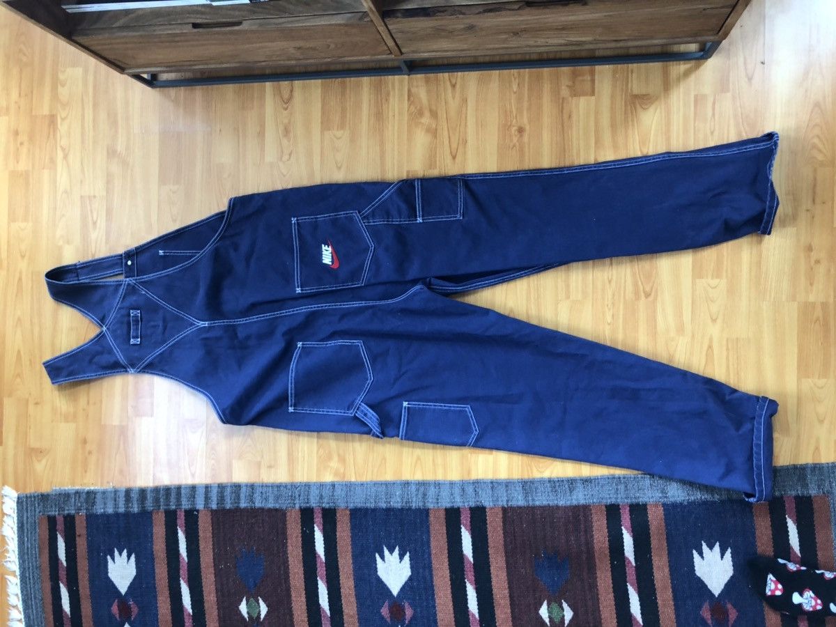 Nike denim overalls store