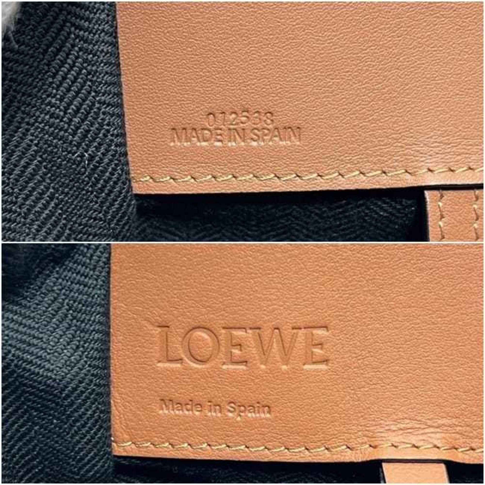 Loewe Loewe 2-way bag, Hammock compact shoulder Anagram, A538H13X10, LOEWE smooth leather, tan, BRONCEAD brown, women's. Size ONE SIZE - 5 Thumbnail