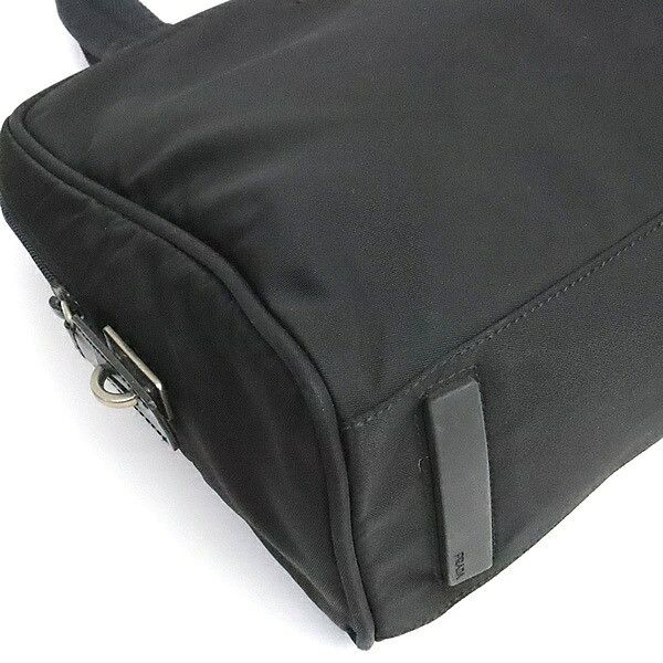 Prada PRADA Tessuto Nylon Triangle Handbag Black Size ONE SIZE - 4 Thumbnail