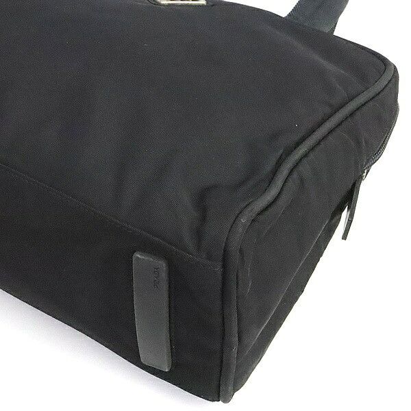 Prada PRADA Tessuto Nylon Triangle Handbag Black Size ONE SIZE - 3 Thumbnail