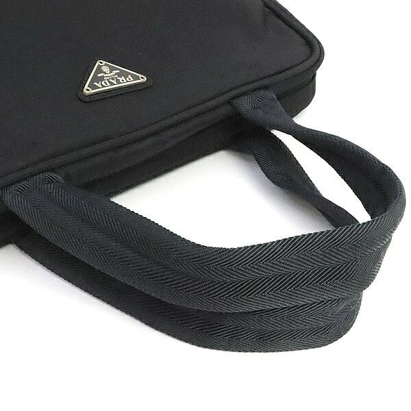 Prada PRADA Tessuto Nylon Triangle Handbag Black Size ONE SIZE - 5 Thumbnail