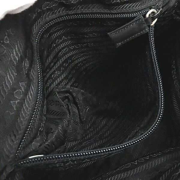 Prada PRADA Tessuto Nylon Triangle Handbag Black Size ONE SIZE - 7 Thumbnail
