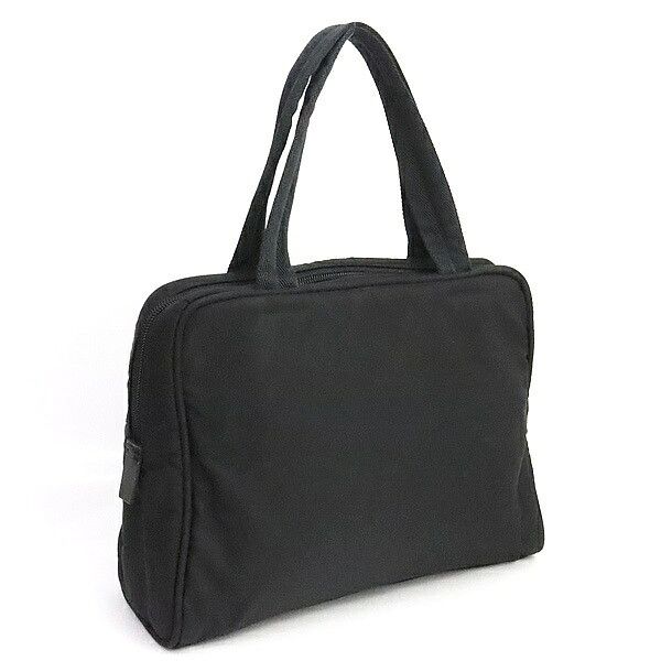 Prada PRADA Tessuto Nylon Triangle Handbag Black Size ONE SIZE - 2 Thumbnail