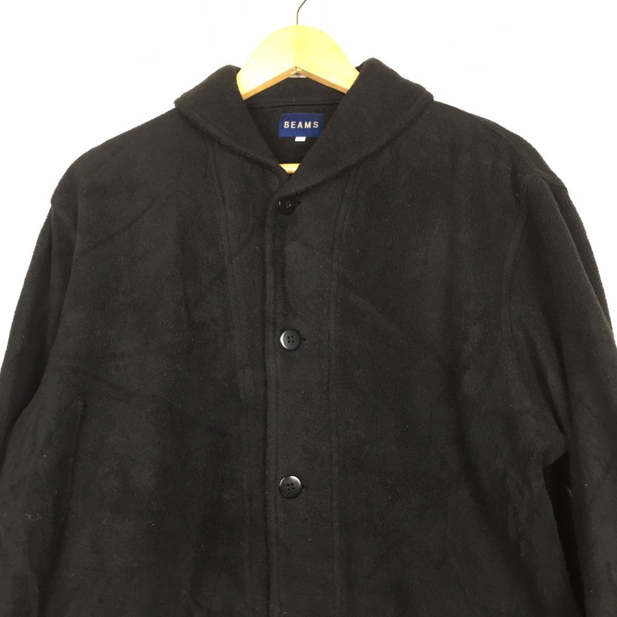 Beams Plus Beams Shawl Collar Button Up Fleece Sweater Jacket Size US L / EU 52-54 / 3 - 2 Thumbnail