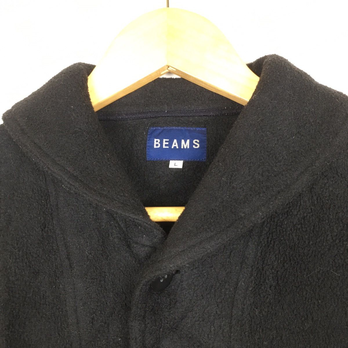 Beams Plus Beams Shawl Collar Button Up Fleece Sweater Jacket Size US L / EU 52-54 / 3 - 4 Thumbnail