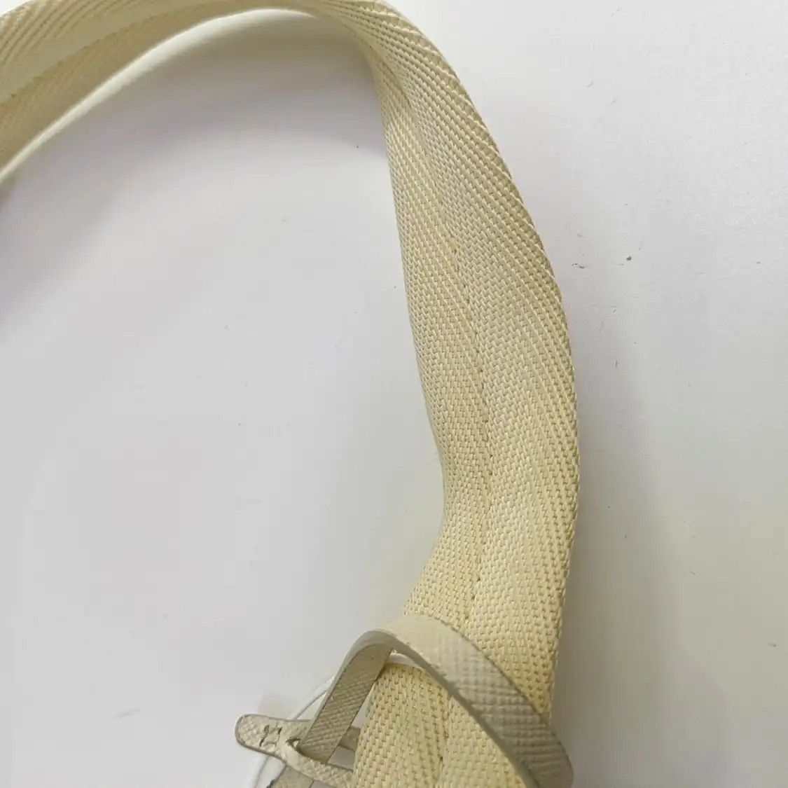 Prada PRADA Re-Edition white fabric logo handbag shoulder bag crossbody bag silver har Size ONE SIZE - 11 Thumbnail