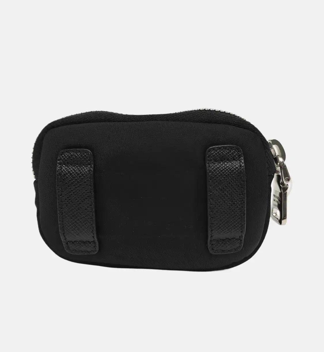 Prada PRADA black nylon logo belt bag belt bag/ chest silver hardware Size ONE SIZE - 5 Thumbnail