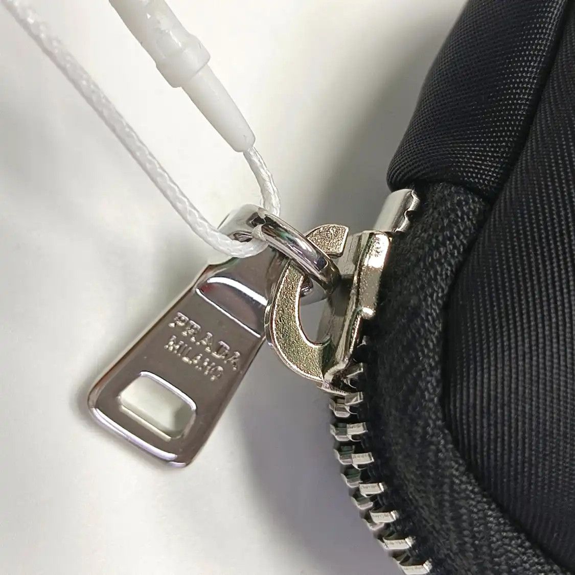 Prada PRADA black nylon logo belt bag belt bag/ chest silver hardware Size ONE SIZE - 11 Thumbnail