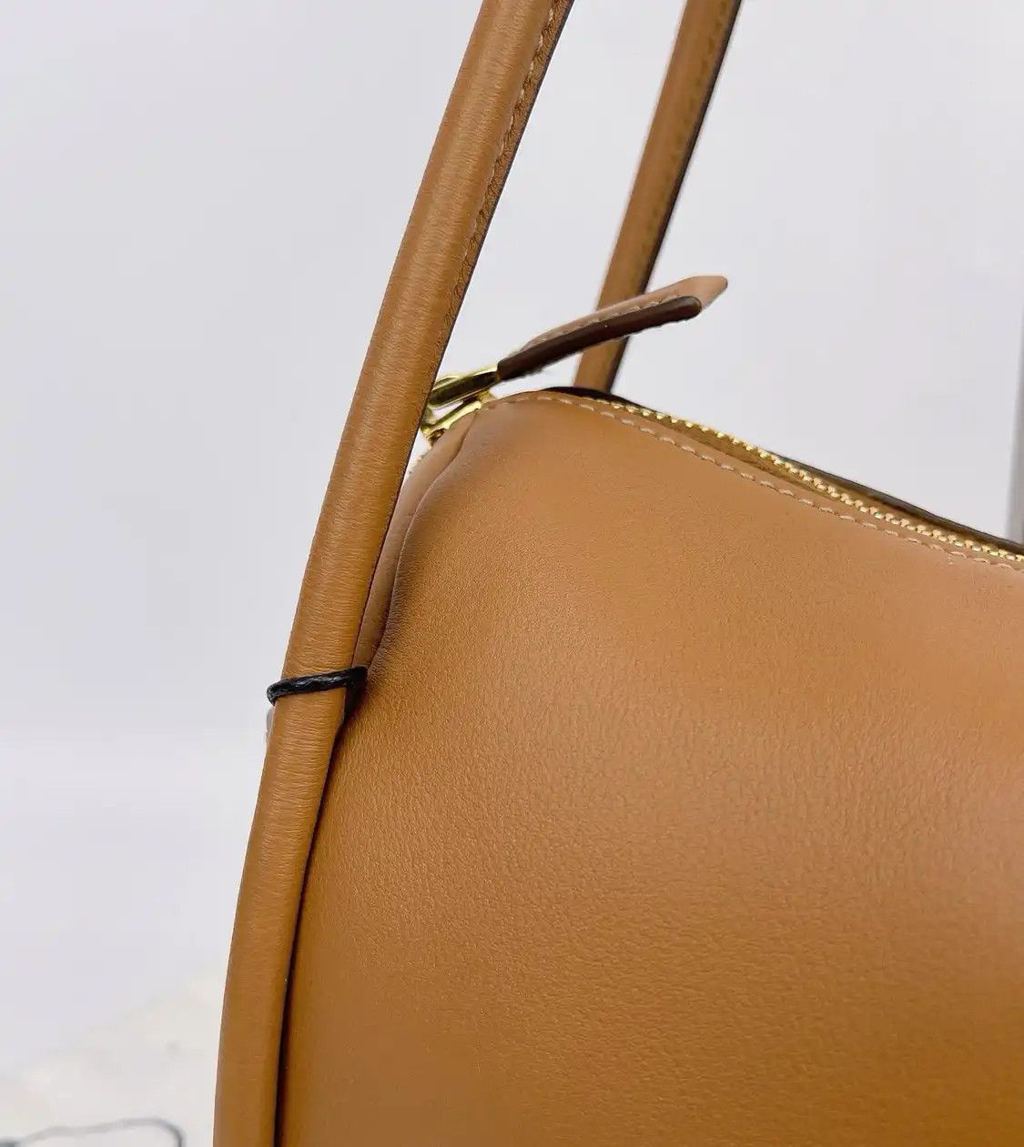 Prada PRADA Darling brown cowhide leather logo shoulder bag Size ONE SIZE - 7 Thumbnail