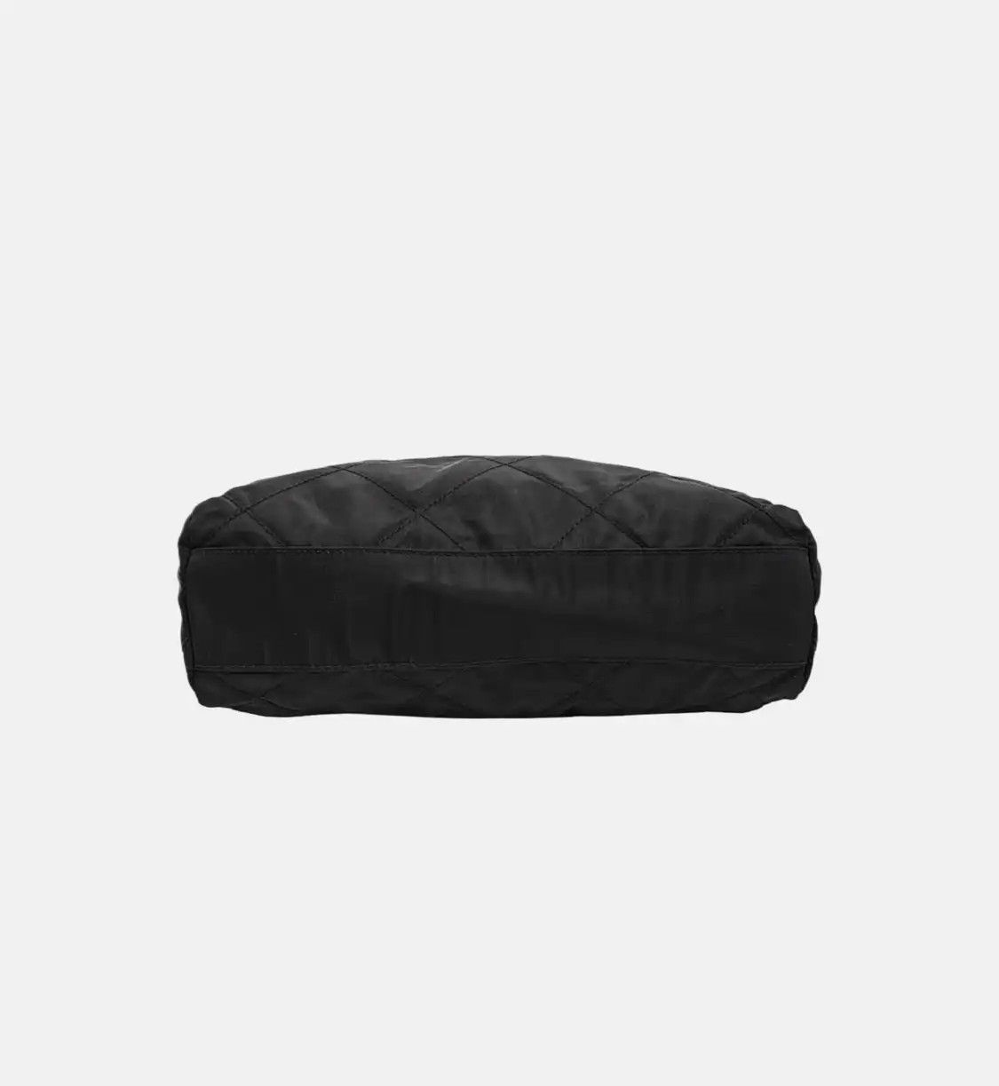Prada PRADA black nylon logo quilted parachute bag shoulder bag crossbody gold hardwar Size ONE SIZE - 6 Thumbnail
