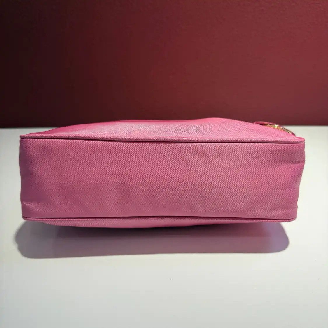Prada PRADA Re-Edition 2005 mini pink nylon logo shoulder bag silver hardware Size ONE SIZE - 5 Thumbnail