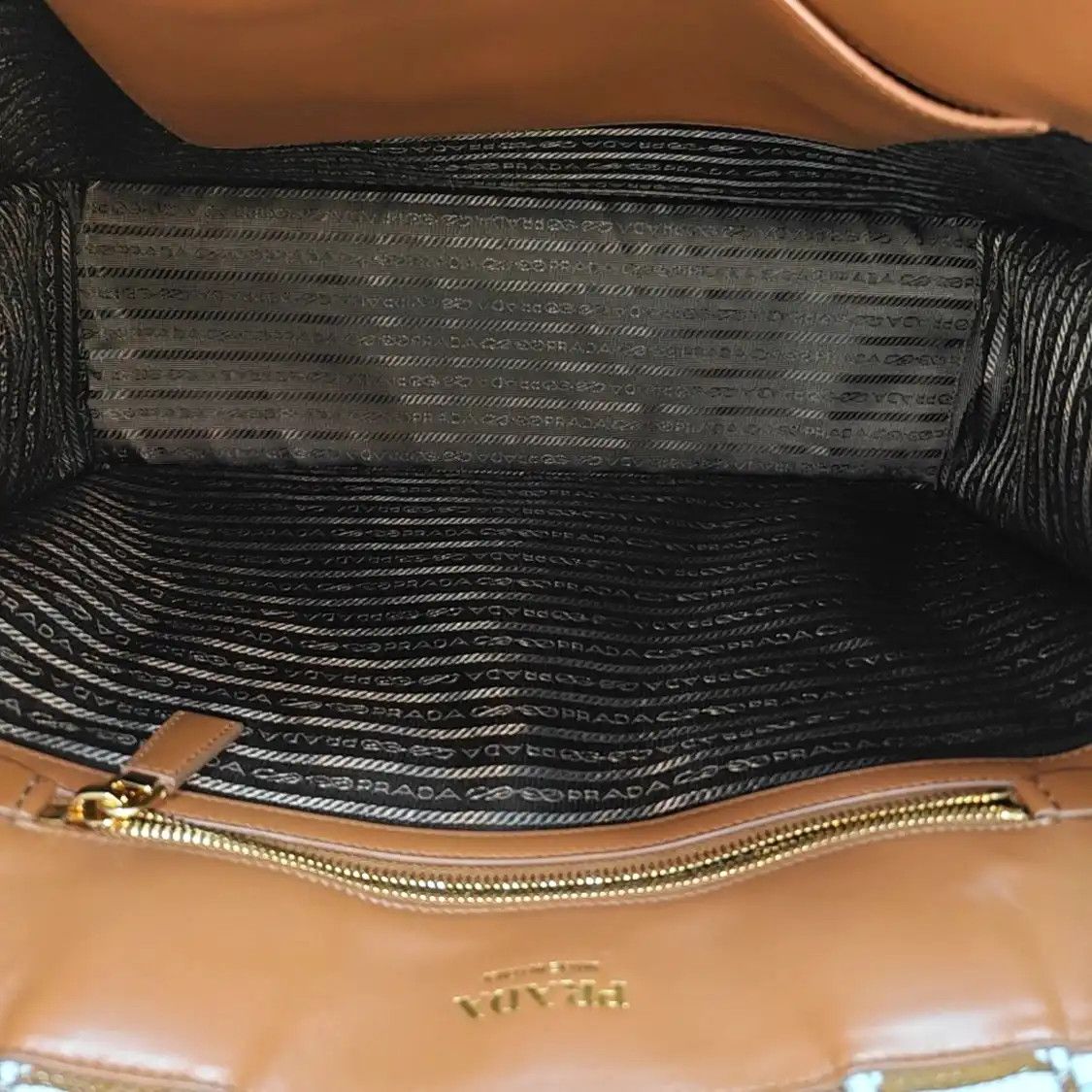 Prada PRADA Symbole multi-color canvas logo handbag gold hardware Size ONE SIZE - 7 Thumbnail