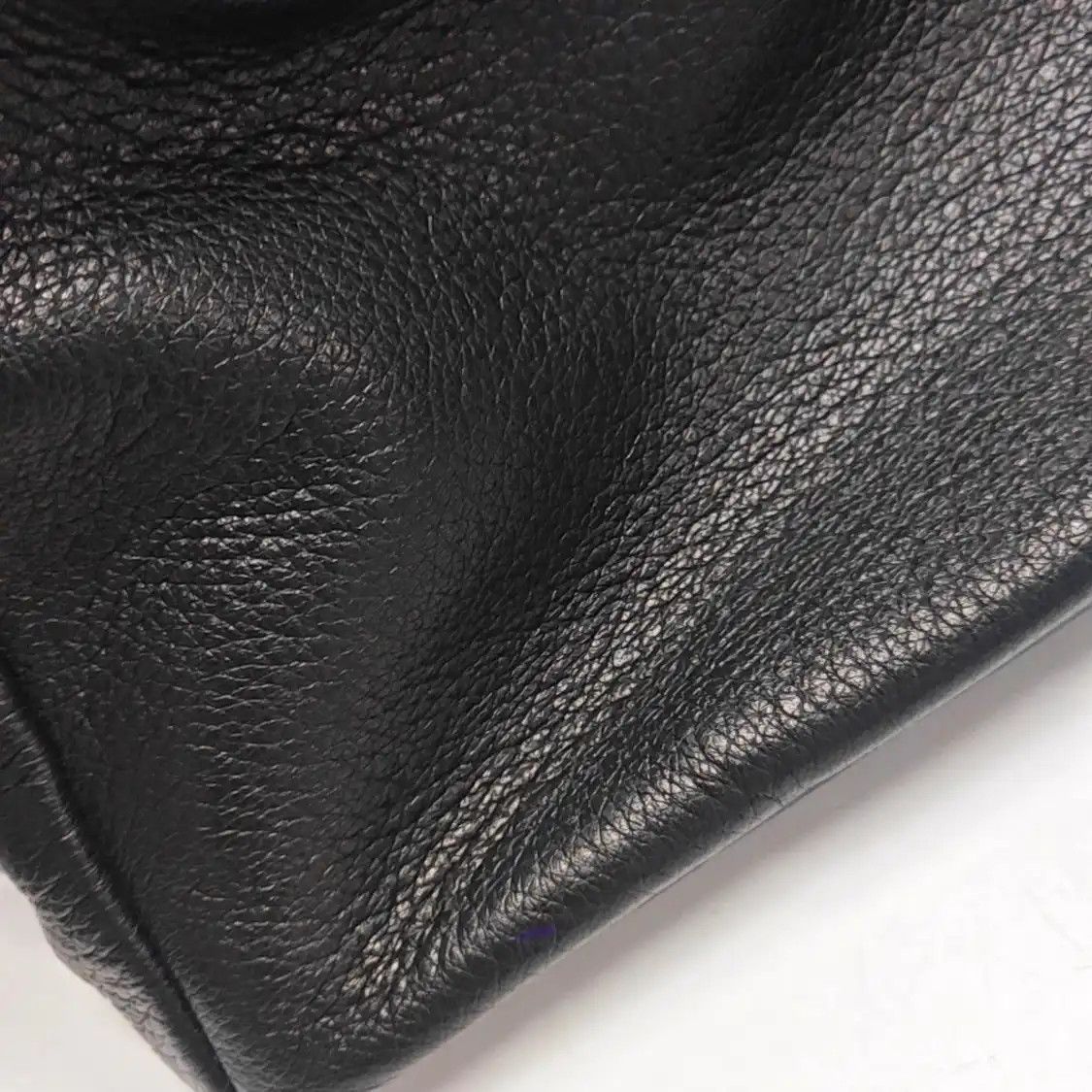 Prada PRADA Vitello black deerskin logo shoulder bag handbag silver hardware detachabl Size ONE SIZE - 9 Thumbnail