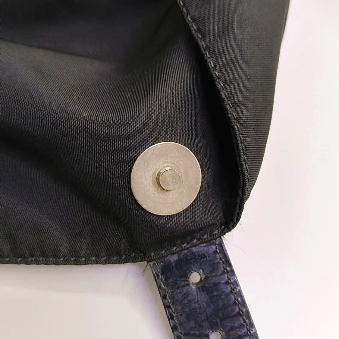 Prada PRADA Re-Nylon Medium black nylon logo backpack silver hardware Size ONE SIZE - 10 Thumbnail
