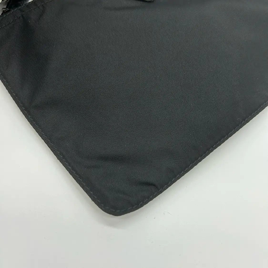 Prada PRADA Re-Nylon black nylon logo clutch Size ONE SIZE - 5 Thumbnail