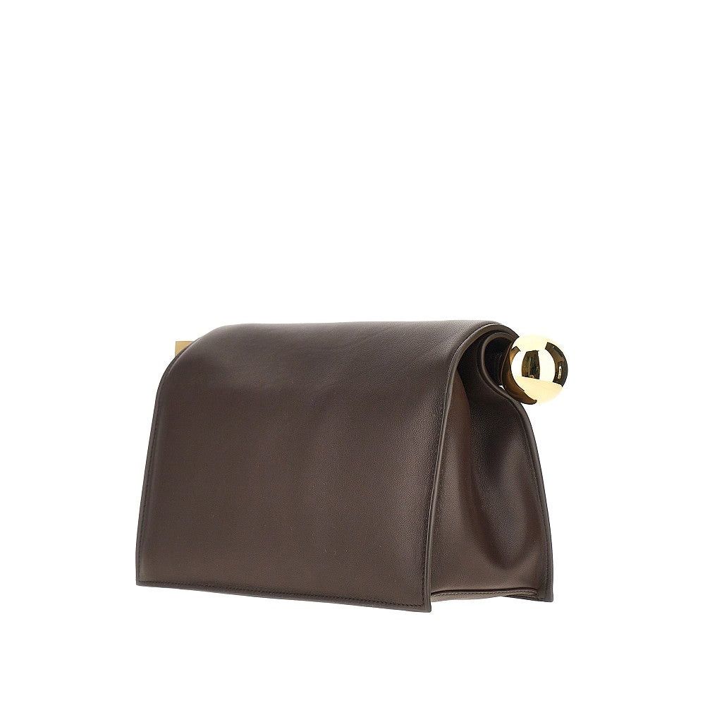 Jacquemus Jacquemus Rond Carré Nappa Leather Clutch Brown UNI Women - USA Tariffs Included Size ONE SIZE - 2 Thumbnail