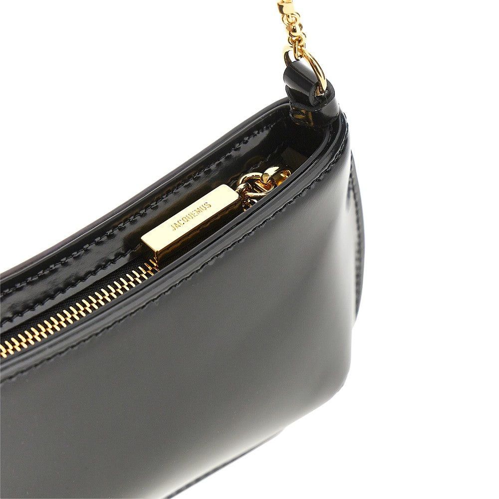 Jacquemus Jacquemus Small 'Bisou Chaine' Leather Bag Black UNI Women - USA Tariffs Included Size ONE SIZE - 4 Thumbnail